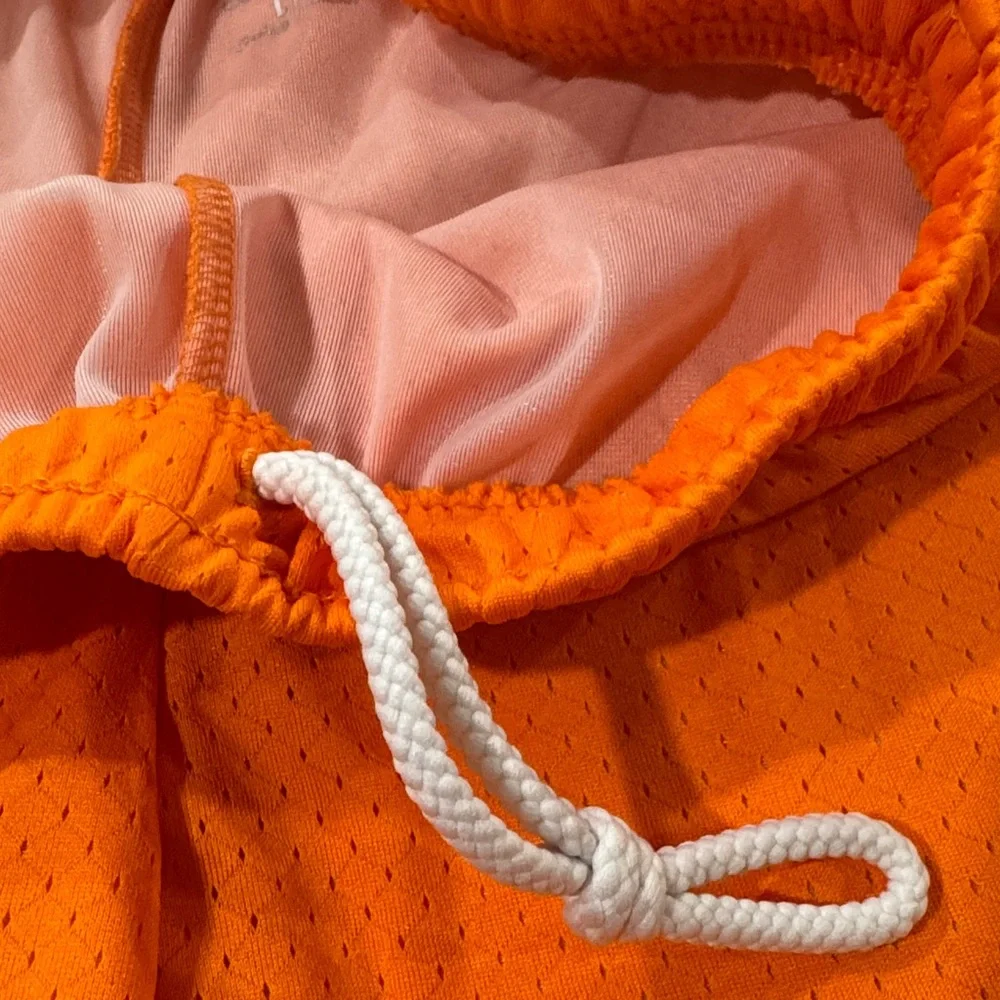 BCG Boys Bright Orange Mesh Athletic Shorts